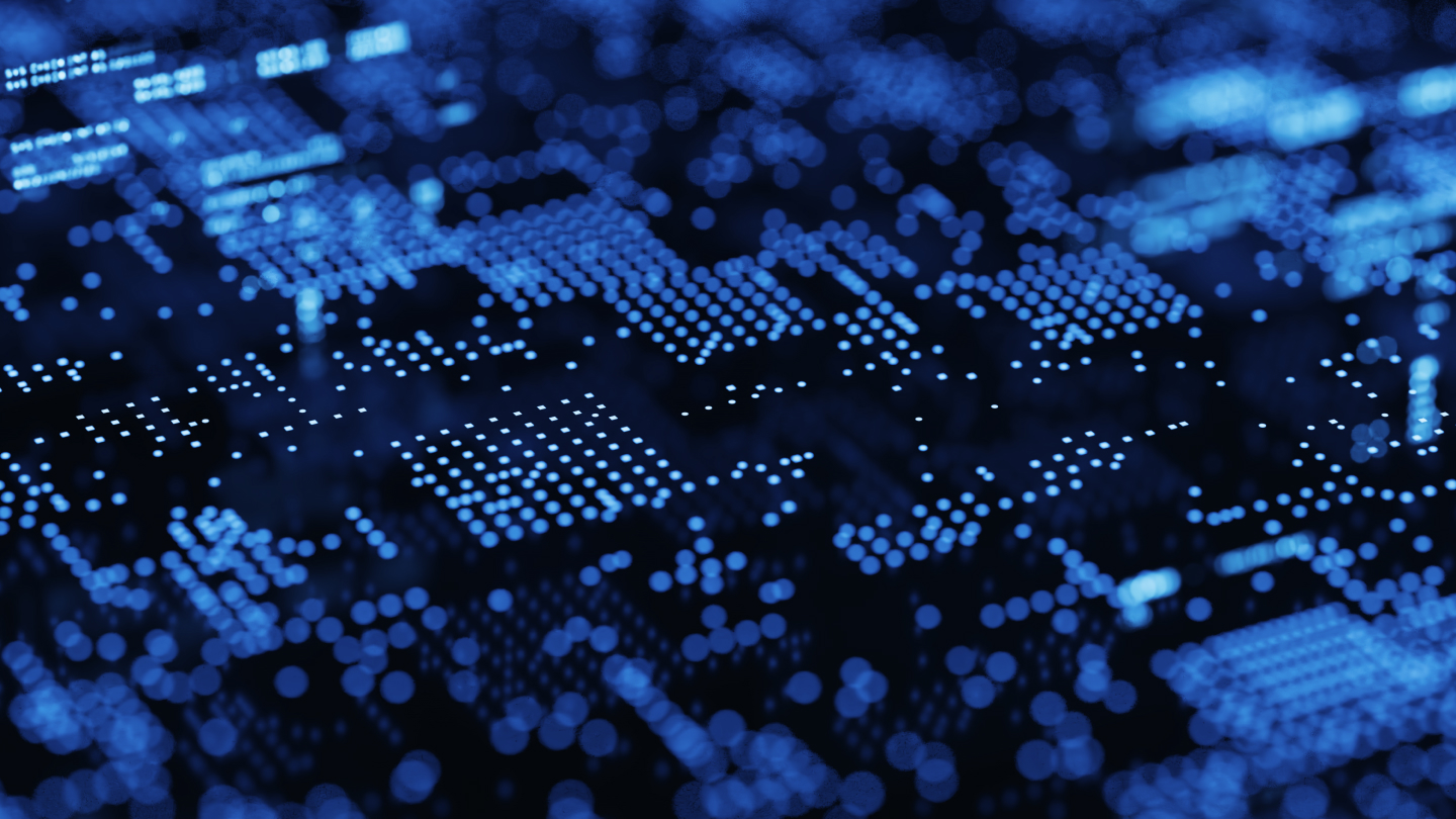 blue square pixels